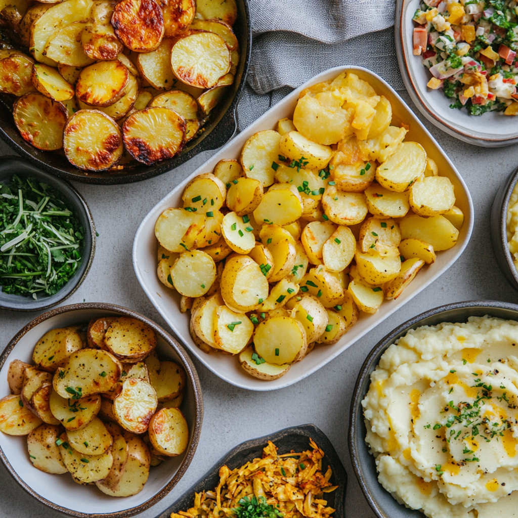 Yellow Potato Recipes: Crispy, Creamy, & Comfort-Filled Ideas 2 Roasted yellow potatoes in the oven