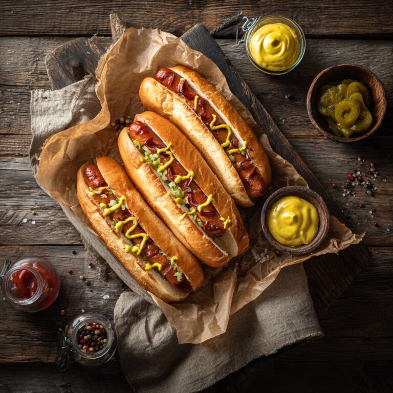 Air Fryer Hot Dogs: Juicy, Crispy & Ready in Under 10 Minutes 6 Plated air fryer hot dogs with sides