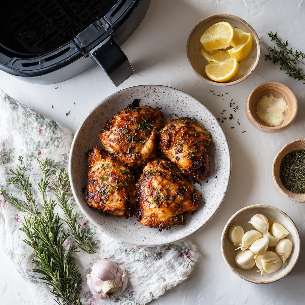 Easy Air Fryer Recipes That Actually Taste Amazing 4 Recipe card image of air fryer chicken
