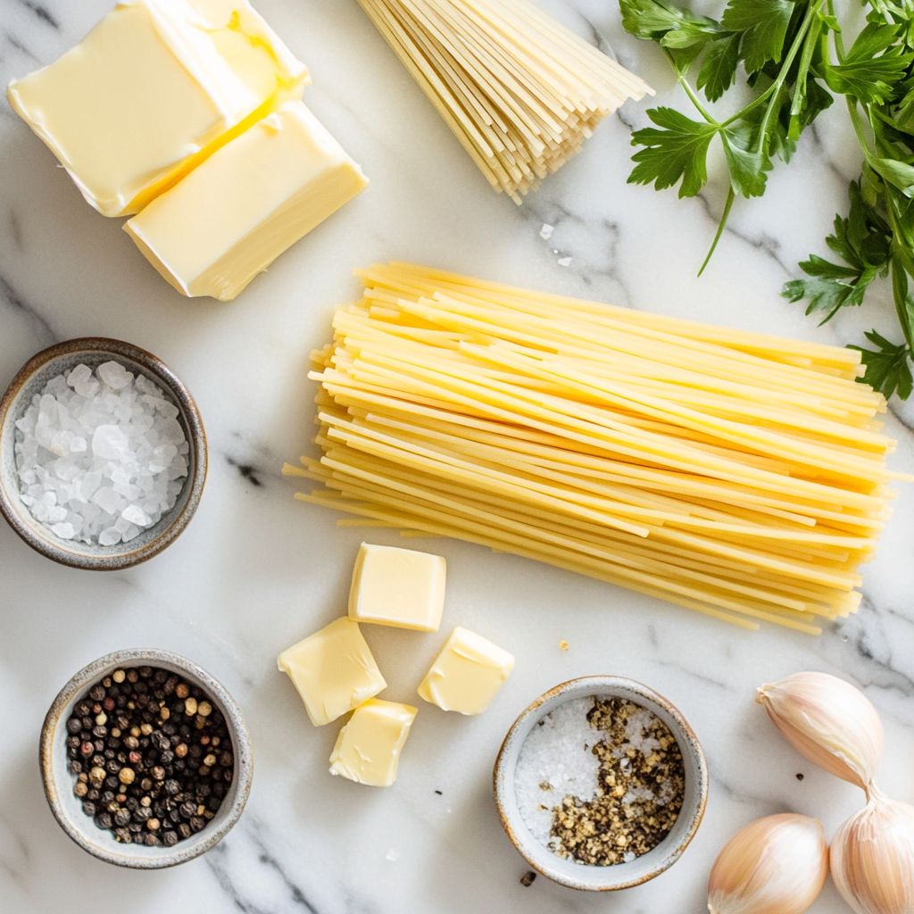 Pasta with Butter Garlic Sauce: Simple & Comforting in 20 Minutes 2 Ingredients for pasta with butter garlic sauce