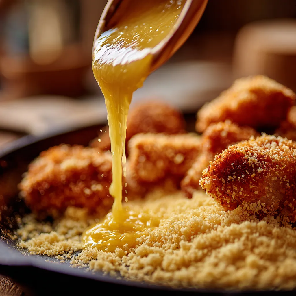 Air Fryer Chicken Nuggets – Irresistible & Crispy in Just Minutes 3 coating chicken nuggets before air frying