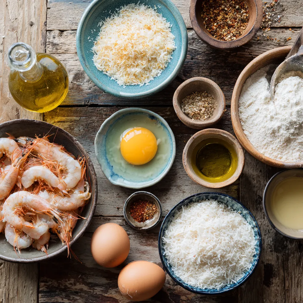 Air Fryer Coconut Shrimp – Crispy, Sweet, & Totally Addictive 2 Ingredients for homemade air fryer coconut shrimp