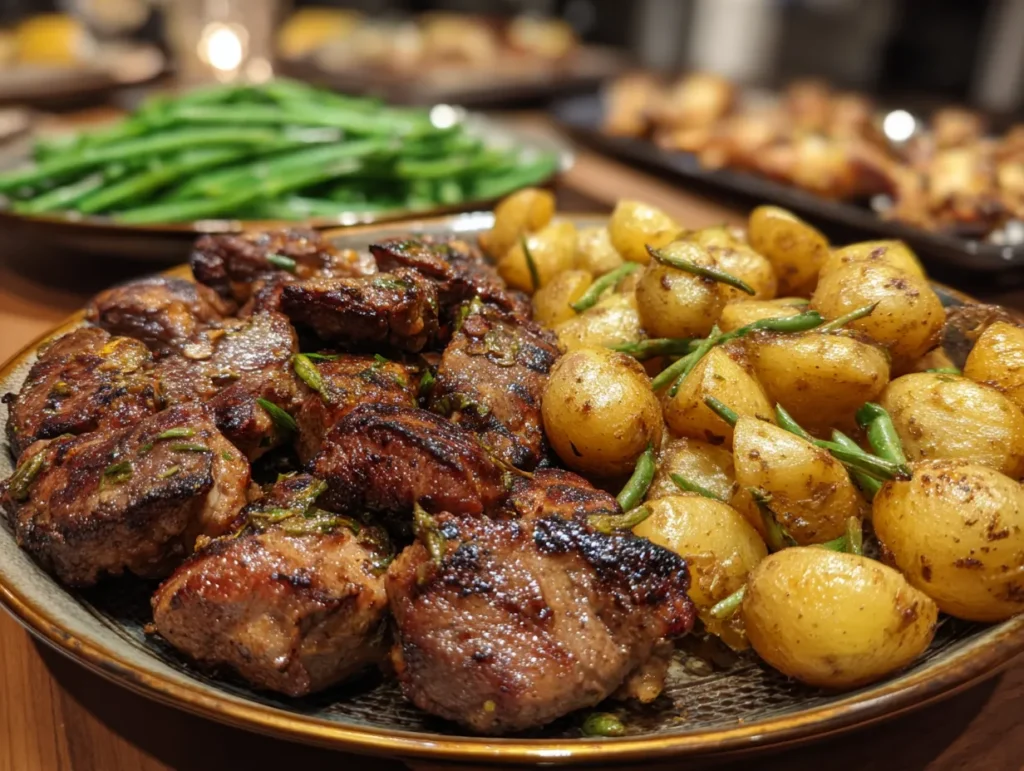Best Air Fryer Recipes: The All-Time US Classics 5 Family friendly air fryer meals with steak bites and chicken thighs.