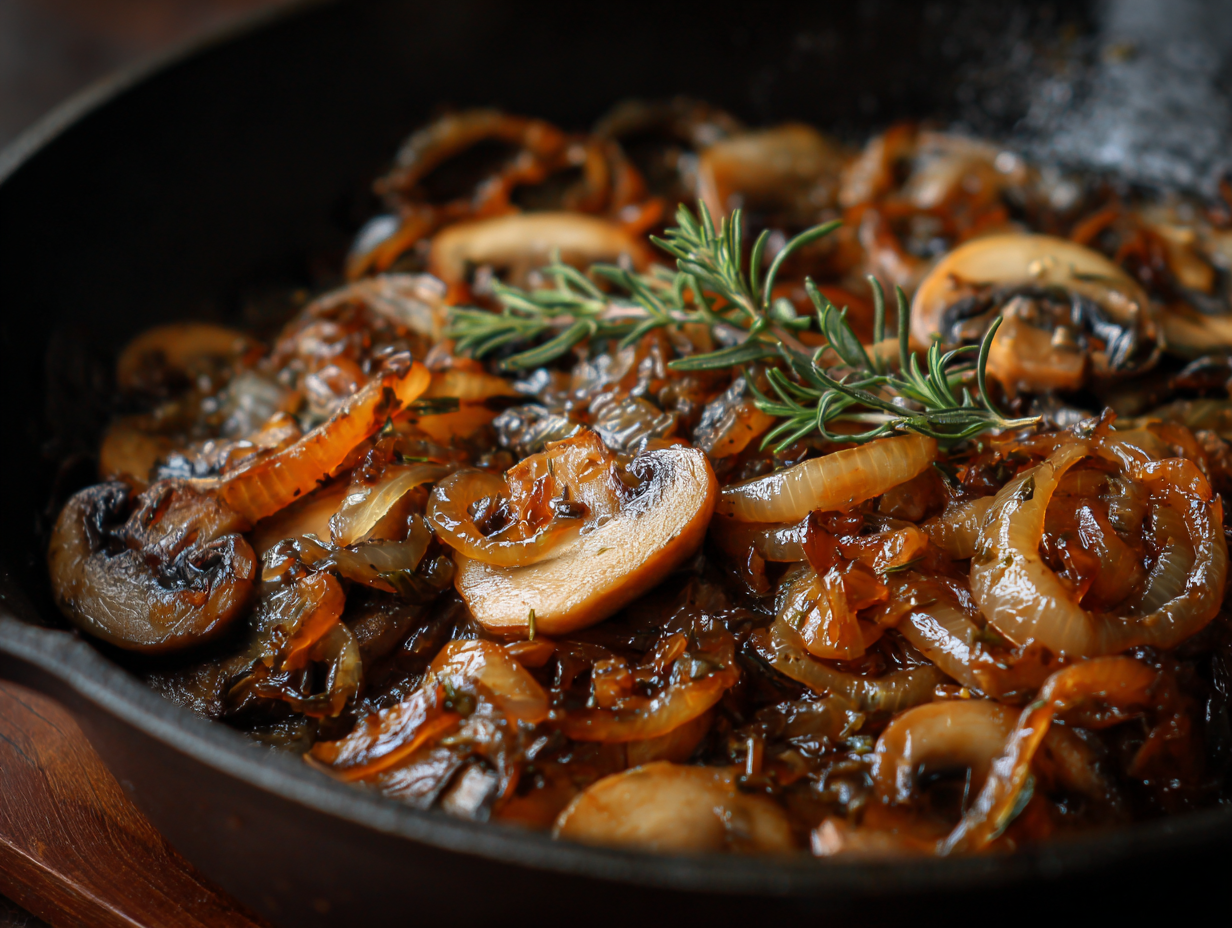 Delicious Caramelized Onions and Mushrooms The Ultimate Topping for Steak & Burgers 1 brahim a Caramelized Onions and Mushrooms ar 43 v 7 a10c3ca9 0a26 447e 82bb bf4687fd3720 1