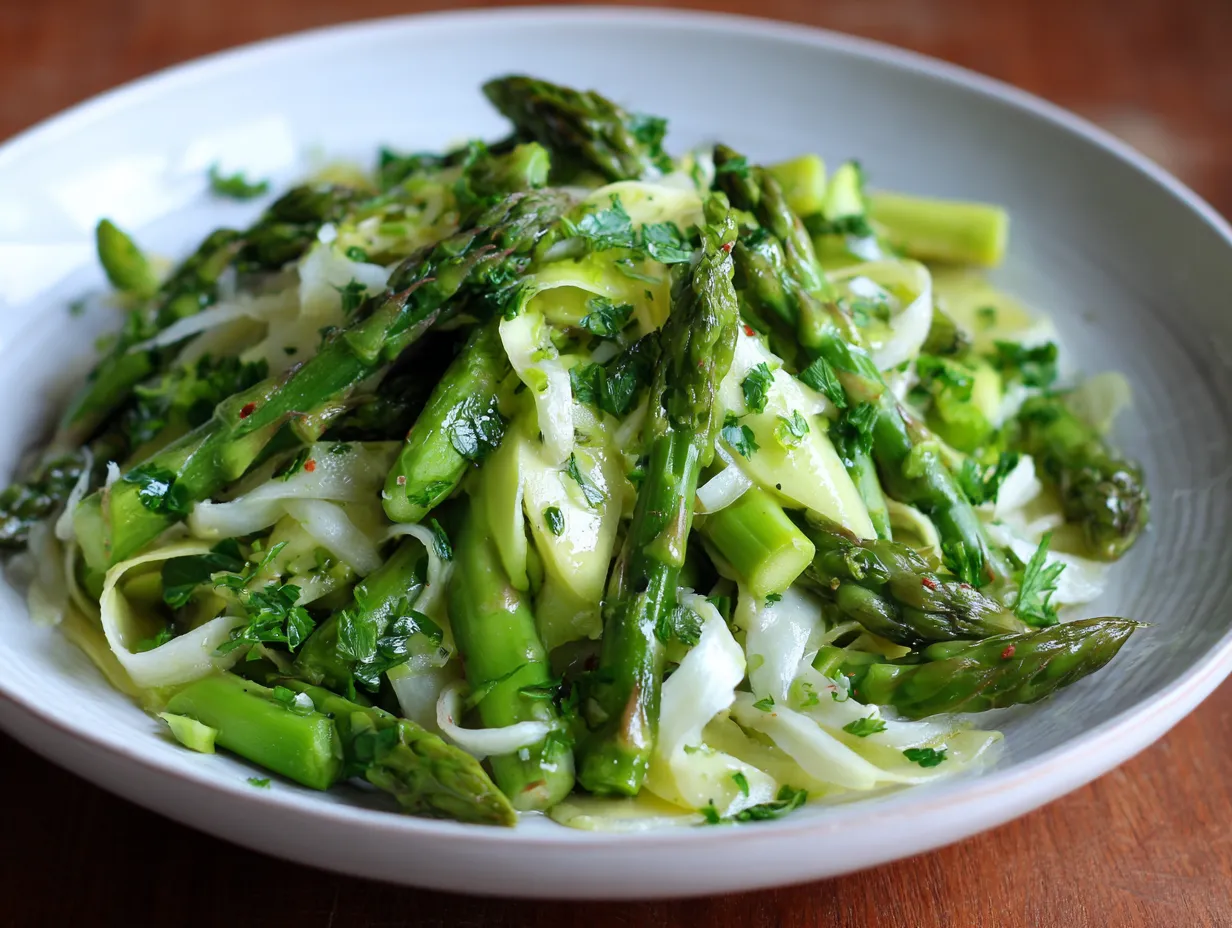 Shaved Asparagus Salad with Lemon Dressing Fresh, Elegant & Ready in 10 Minutes 1 brahim a Shaved Asparagus Salad ar 43 v 7 8227ed29 c55a 4e25 90c6 014935ce3de5 3