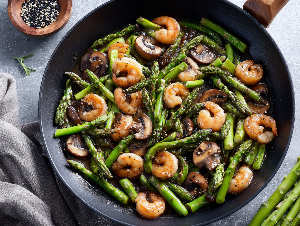 brahim a low carb shrimp and asparagus stir fry with mushroom baa545b3 167d 4cad adea ebfb45d0adb9 3
