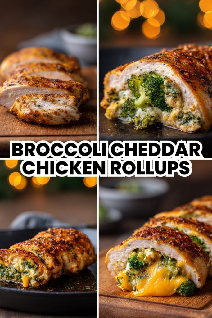broccoli cheddar chicken rollups family dinner 1