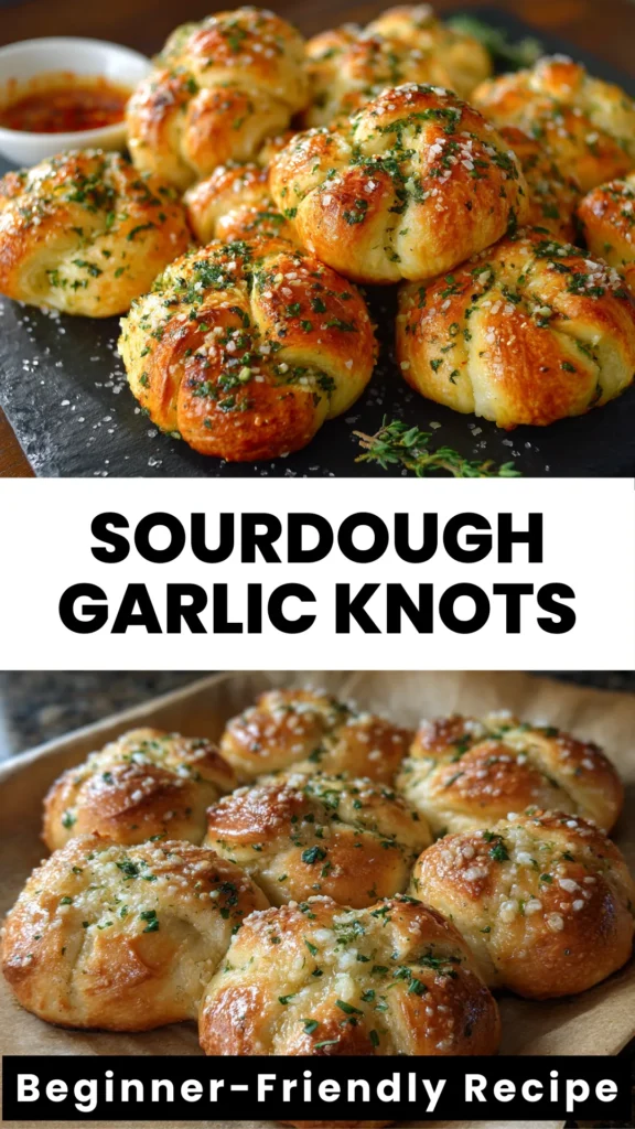 buttery sourdough garlic knots homemade bake