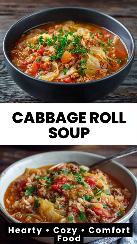 Cabbage Roll Soup Recipe : Cozy Comfort in a Big, Hearty Bowl 1 cabbage roll soup recipe