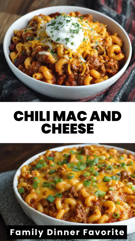 chili mac and cheese comfort food