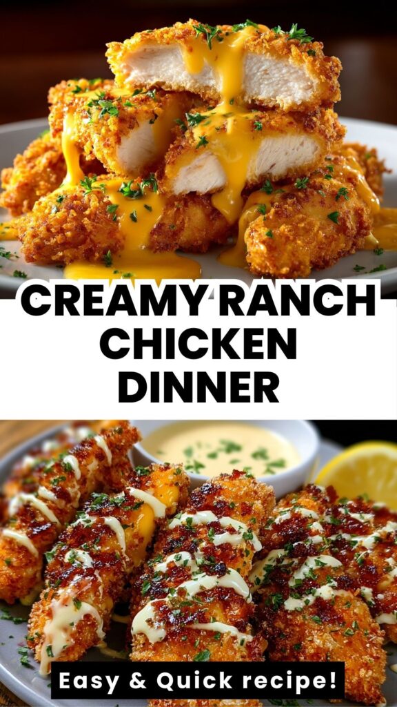 Crack Chicken Tenders - Creamy, Crispy, Weeknight Favorite 1 creamy ranch chicken tenders dinner
