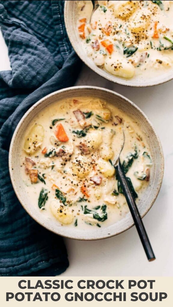Classic Crock Pot Potato Gnocchi Soup - Cozy, Creamy Slow Cooker Comfort 1 crock pot potato gnocchi soup