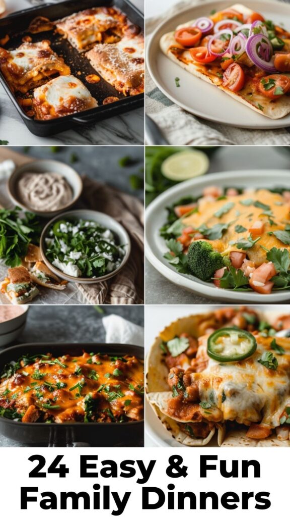 What to Cook for Dinner Tonight? 24 easy dinners for busy moms 1 easy family dinner ideas weeknight