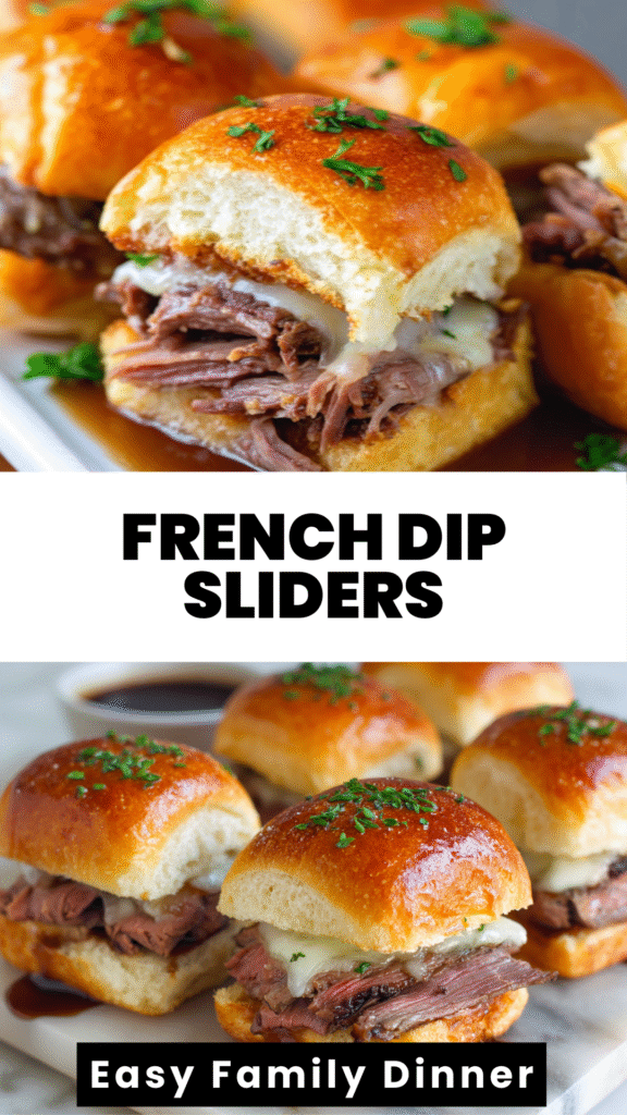 easy french dip sliders party dinner