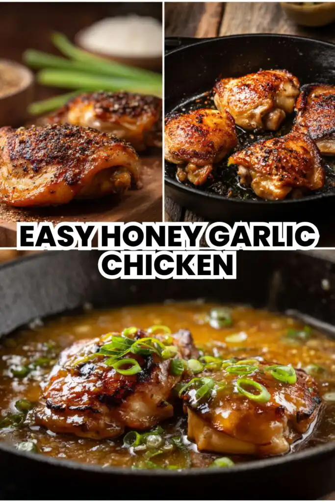 easy honey garlic chicken quick family dinner 1