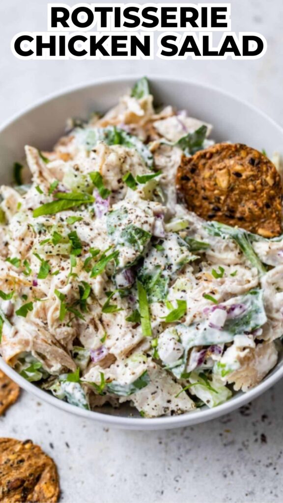I Can’t Stop Eating This Amazing Rotisserie Chicken Salad - Fresh, Creamy, Ready in Minutes 1 easy rotisserie chicken salad