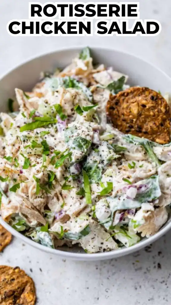 easy rotisserie chicken salad