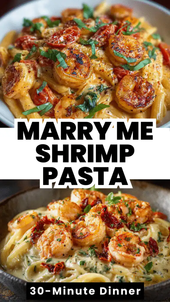 marry me shrimp pasta sundried tomatoes creamy