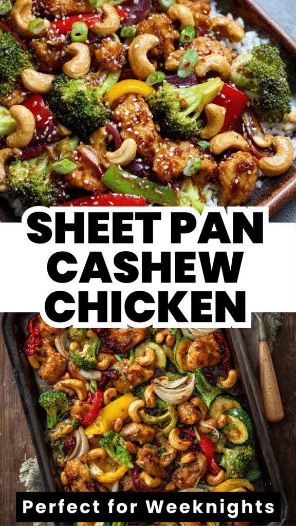 Sheet Pan Cashew Chicken Easy One-Pan Dinner Better Than Takeout 2 sheet pan cashew chicken one pan gluten free dinner