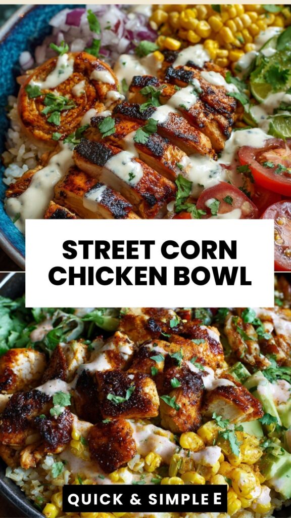 street corn chicken bowl 1