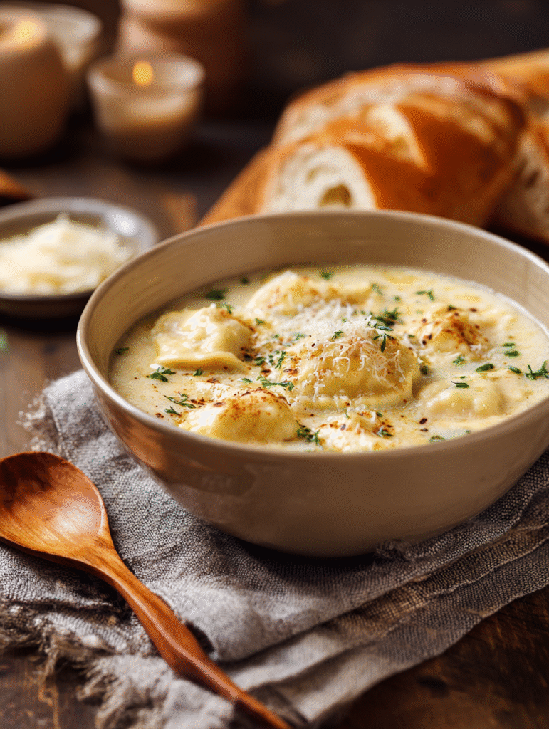 One Oven Ravioli Soup – The Ultimate Creamy Comfort Classic 5 One Oven Ravioli Soup