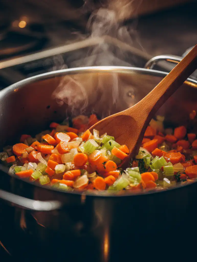 brahim a Diced carrots celery and onions sauting in olive oil 0f51239b 9340 4ca9 99ce c8f509e4c7b3 2