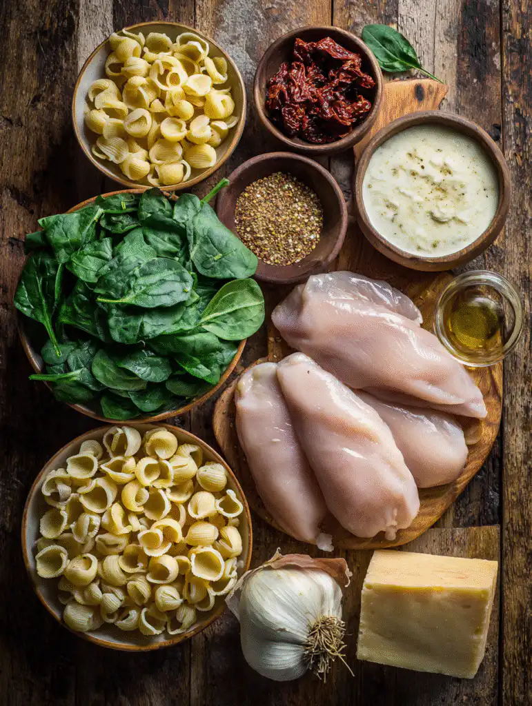 Tuscan Creamy Marry Me Chicken Soup The Ultimate Romantic Comfort Bowl 3 brahim a Flat lay of ingredients for Tuscan creamy marry me c 1ec95c8a 92da 42bb afcb 276902f94017 0