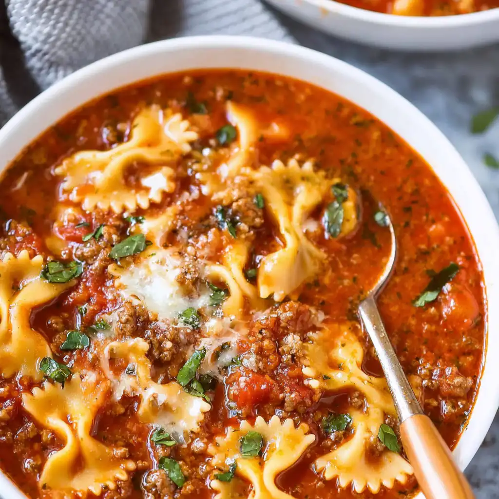 Easy Lasagna Soup Recipe