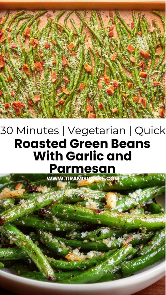 Roasted Green Beans With Garlic and Parmesan Crisp, Savory & Irresistible 2 roasted green beans garlic parmesan gluten free