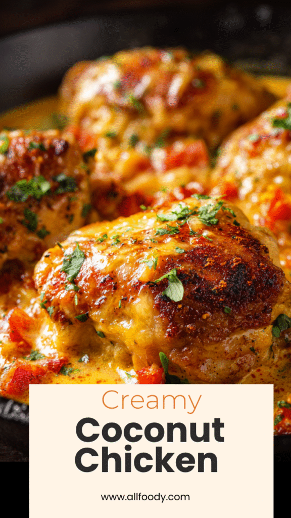 creamy coconut milk chicken easy one pan dinner