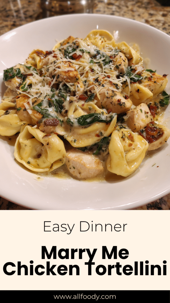 Marry Me Chicken Tortellini: Creamy, Irresistible, and Totally Worth Falling For 2 Cooking chicken tortellini in creamy sauce