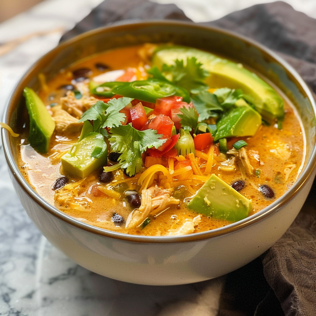 Creamy Chicken Tortilla Soup: A Rich and Flavorful One-Pan Wonders