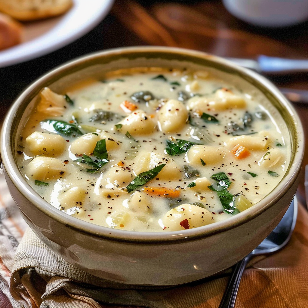How to Make a Tasty Olive Garden-Style Chicken Gnocchi Soup at Home