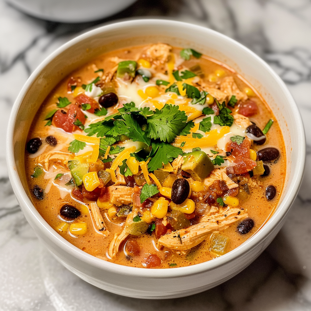 Easy Chicken Taco Soup: A Flavorful, Quick Weeknight Dinner