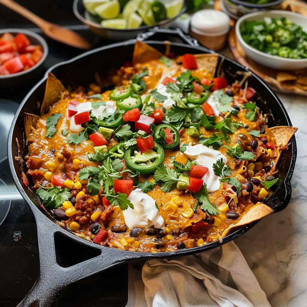 Healthy Enchilada Skillet with Quinoa and Vegetables