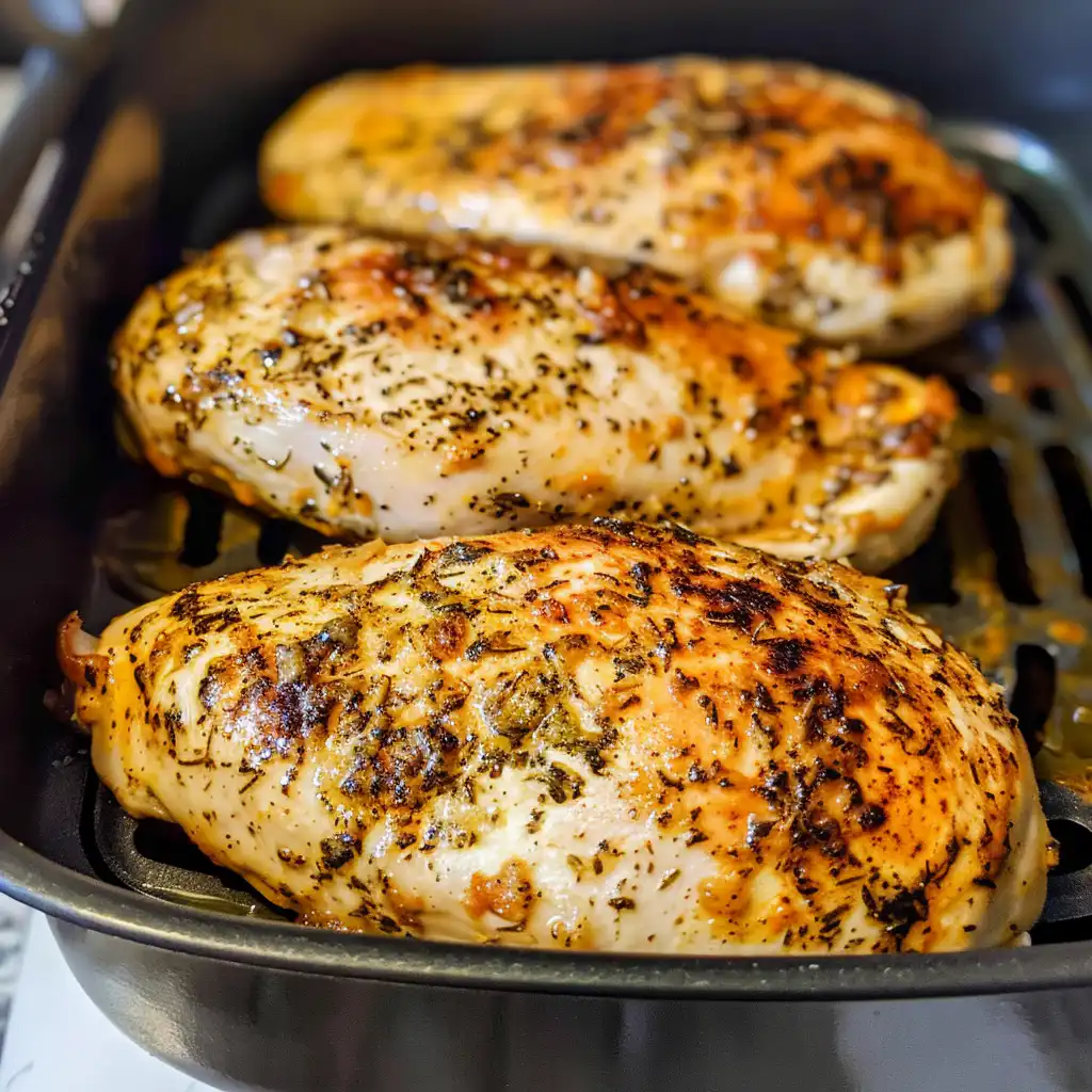 Crispy Air Fryer Chicken Breasts – Quick & Healthy Recipe