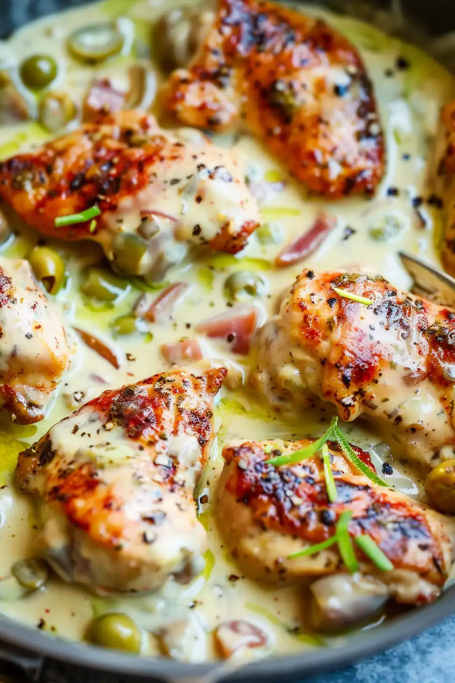 Creamy Pepperoncini Chicken Skillet Recipe 3 image 1776201552308