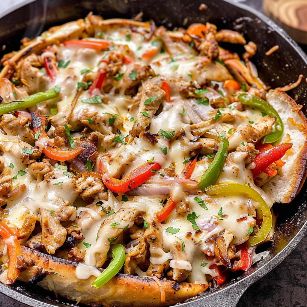 Chicken Cheesesteak Skillet