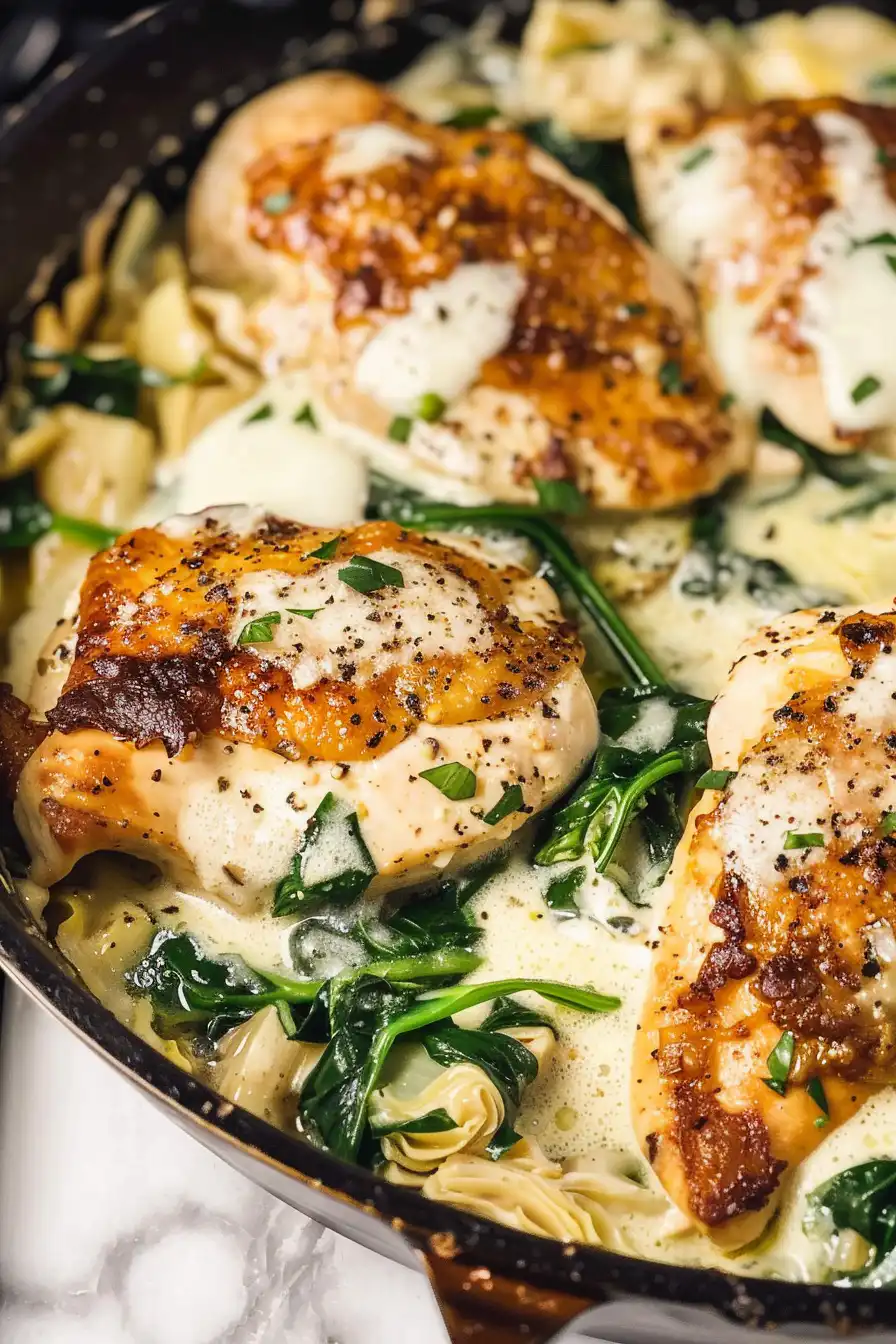 How to Make the Ultimate Spinach Artichoke Chicken Skillet 2 image 1776201788720
