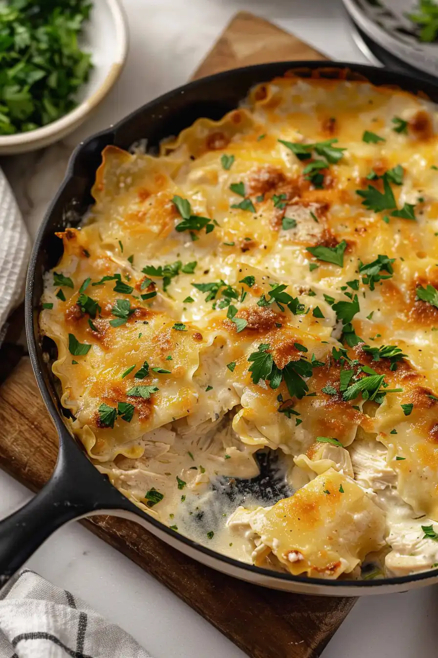 White Chicken Skillet Lasagna: A One-Pan Comfort Food Twist 2 image 1776201883407