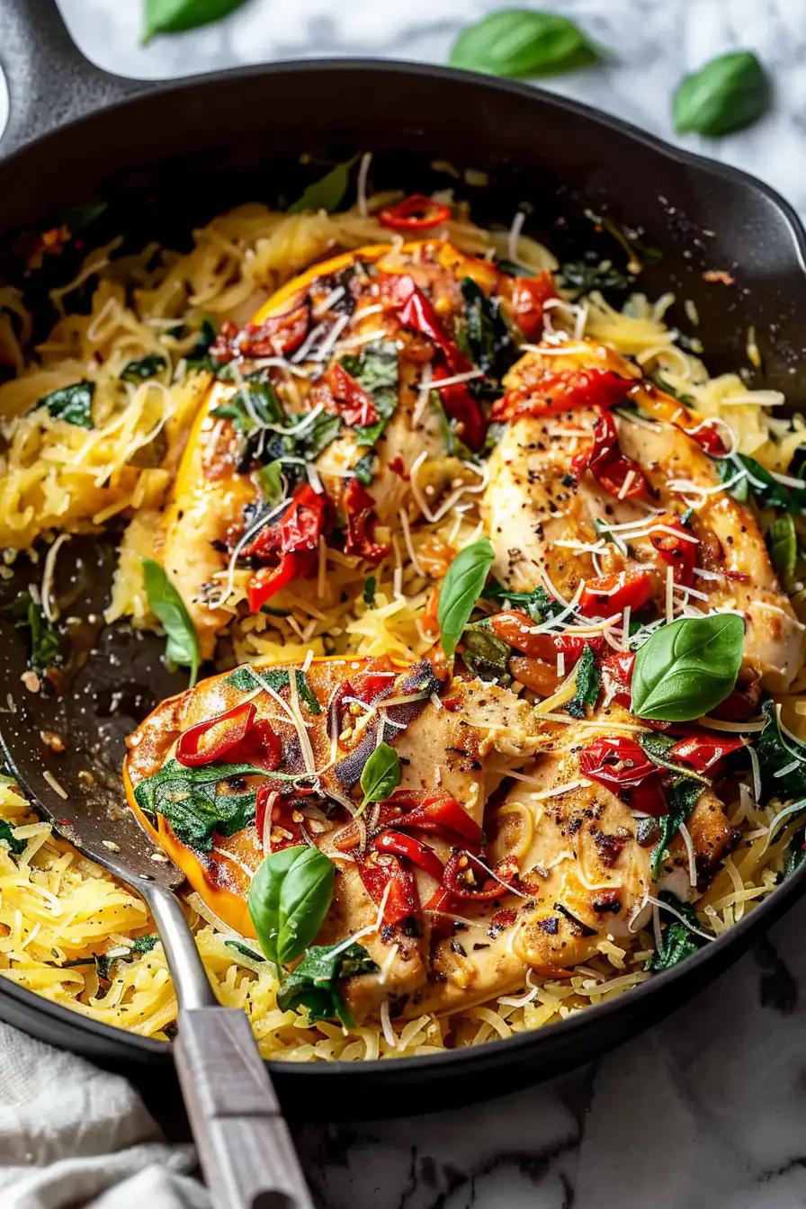 Tuscan Chicken and Spaghetti Squash: A Flavorful, Healthy Twist on Comfort Food 2 image 1776202580398