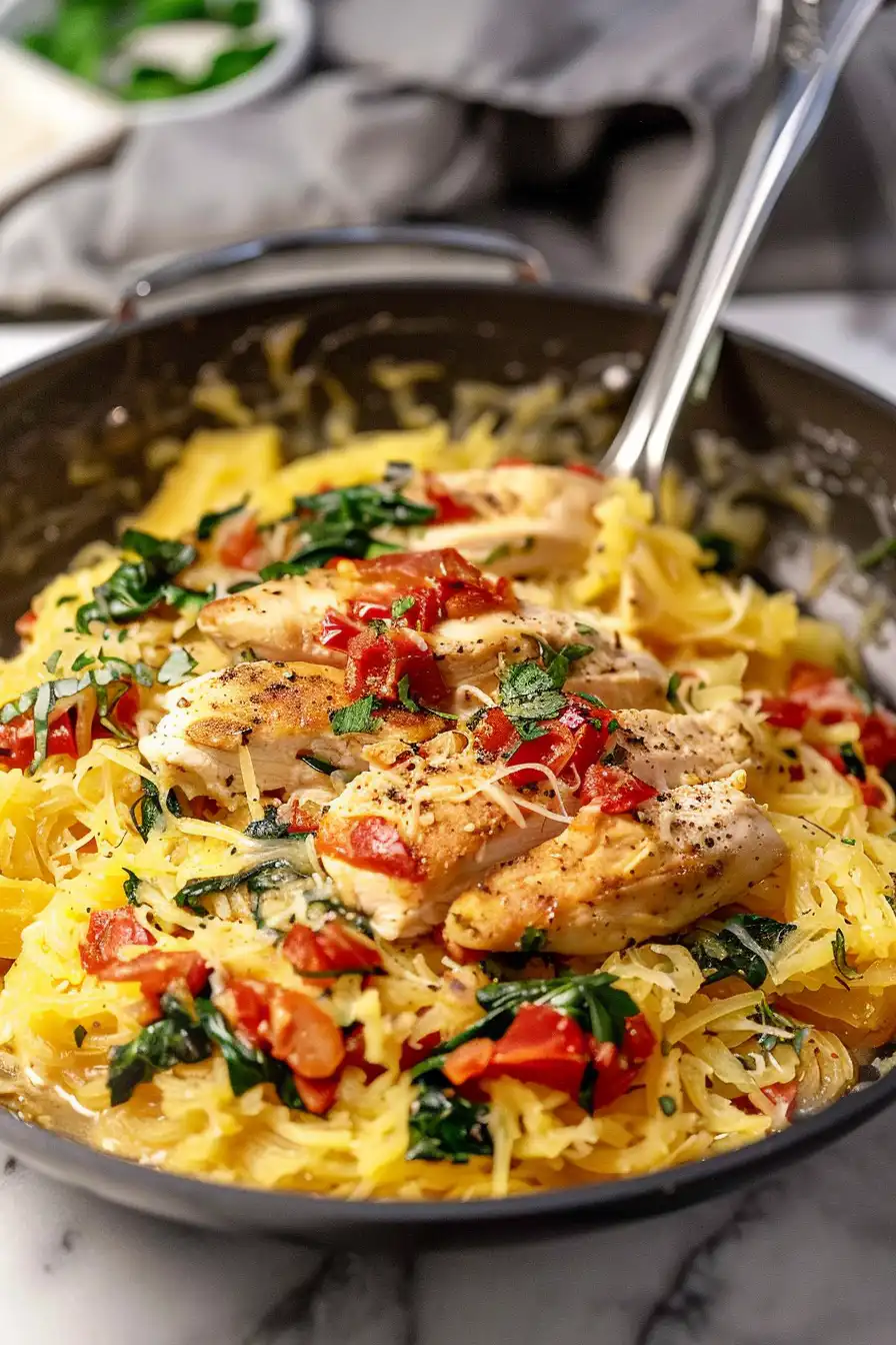 Tuscan Chicken and Spaghetti Squash: A Flavorful, Healthy Twist on Comfort Food 3 image 1776202584092