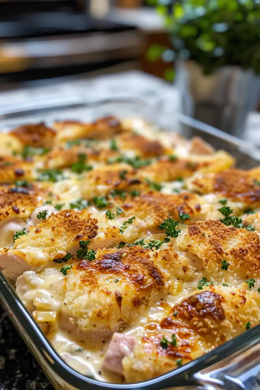 Chicken Cordon Bleu Casserole: A Flavorful Comfort Dish 3 image 1776202650333