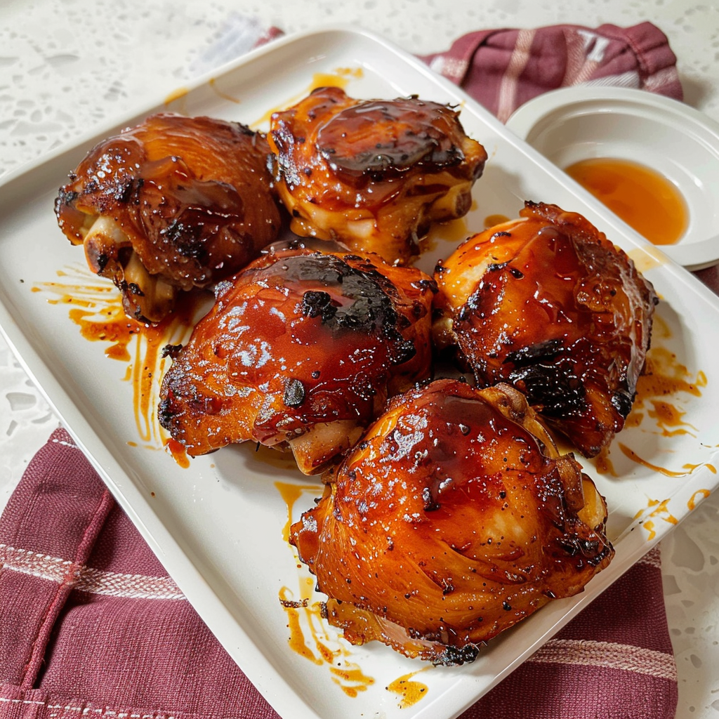Air Fryer BBQ Chicken Thighs Recipe