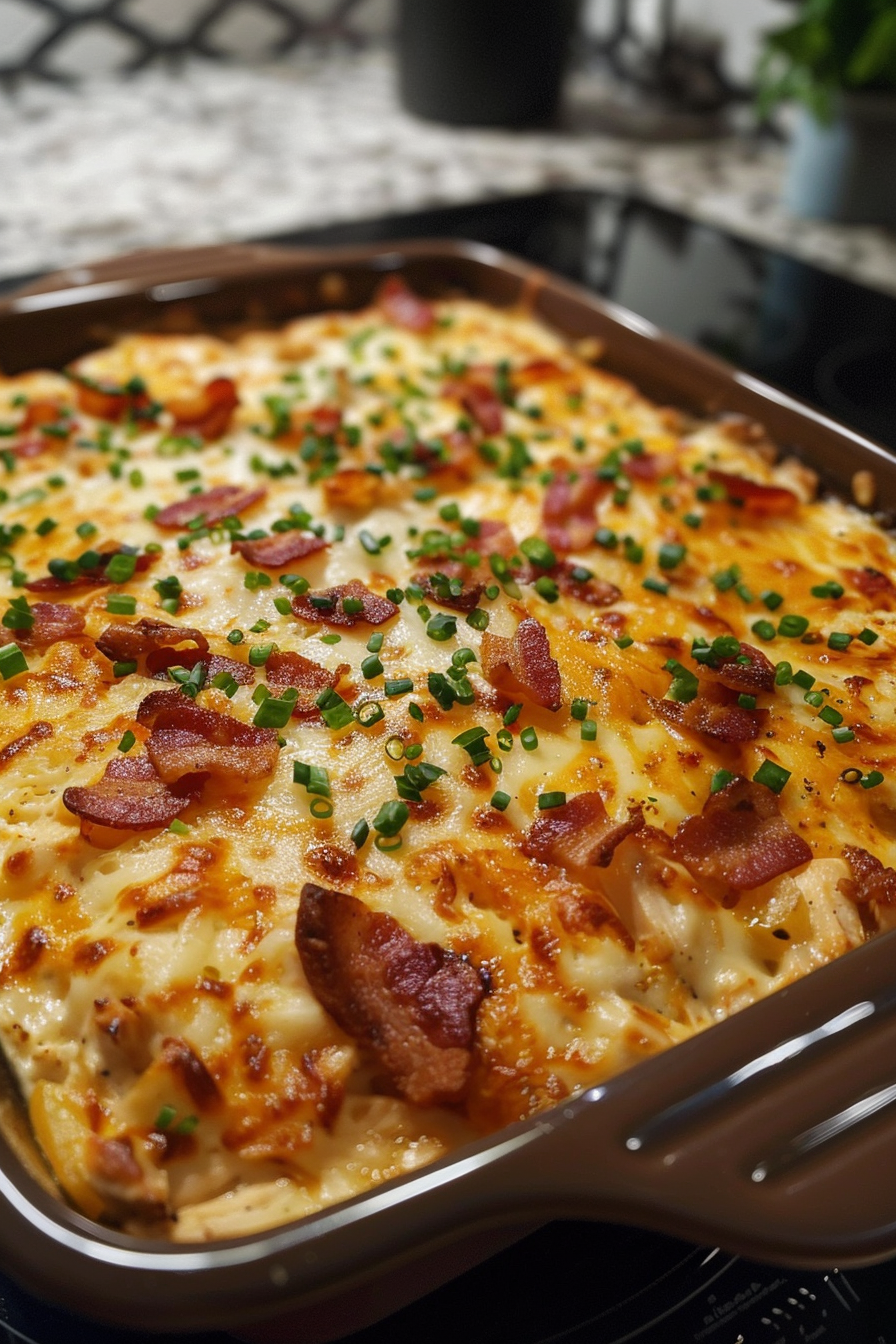 Keto Chicken Ranch Casserole 3 image 1776508284543