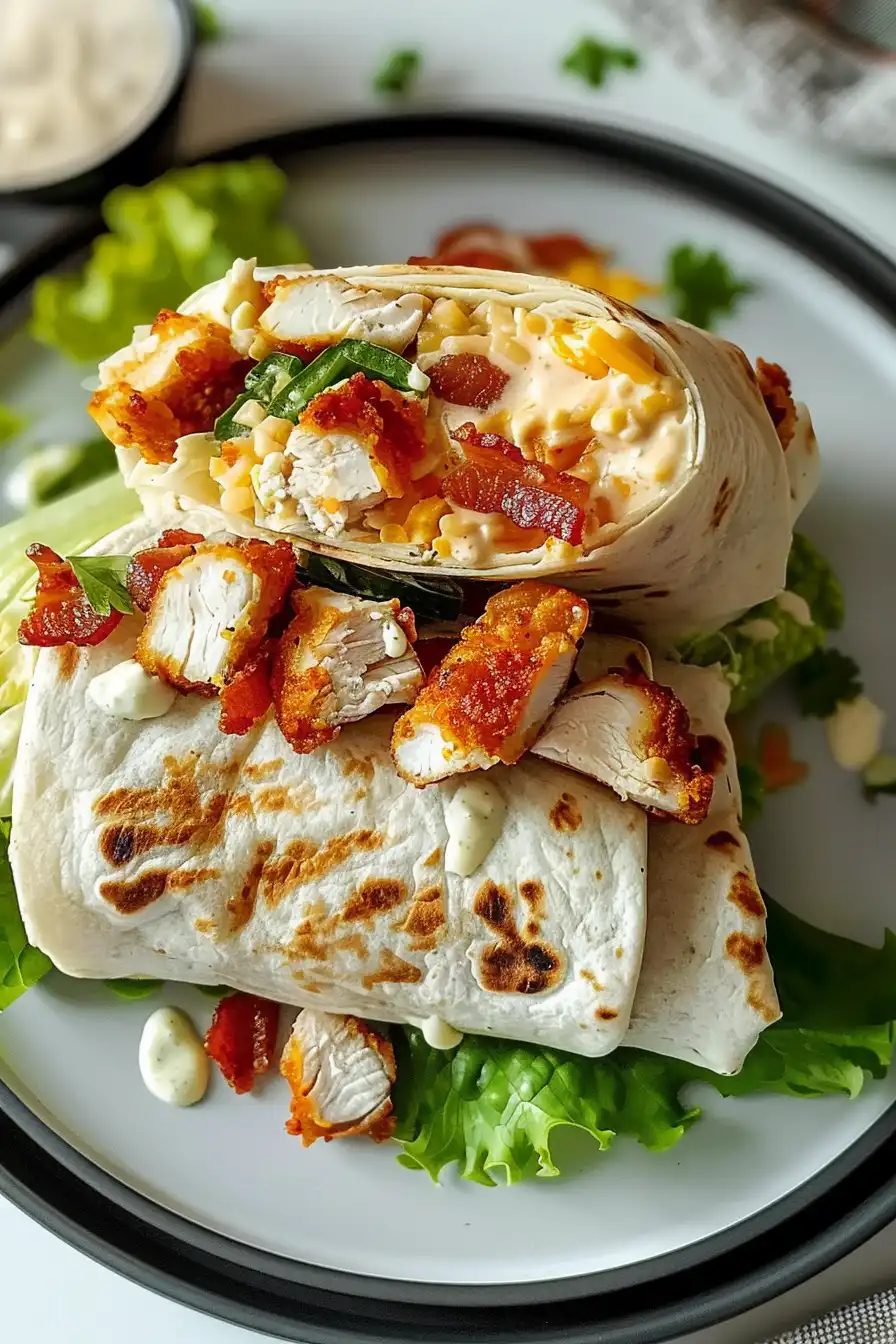 Crispy Chicken Bacon Ranch Wrap Recipe 2 image 1776512771530