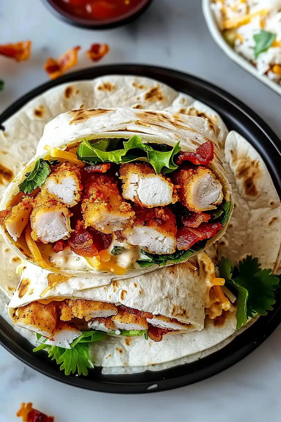 Crispy Chicken Bacon Ranch Wrap Recipe 3 image 1776512775692
