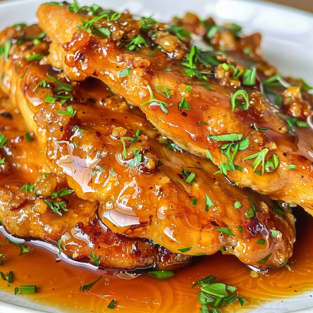 Double Crunch Honey Garlic Chicken Breasts Recipe