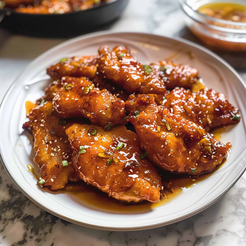 Crispy Honey Garlic Chicken with Air Fryer Tips