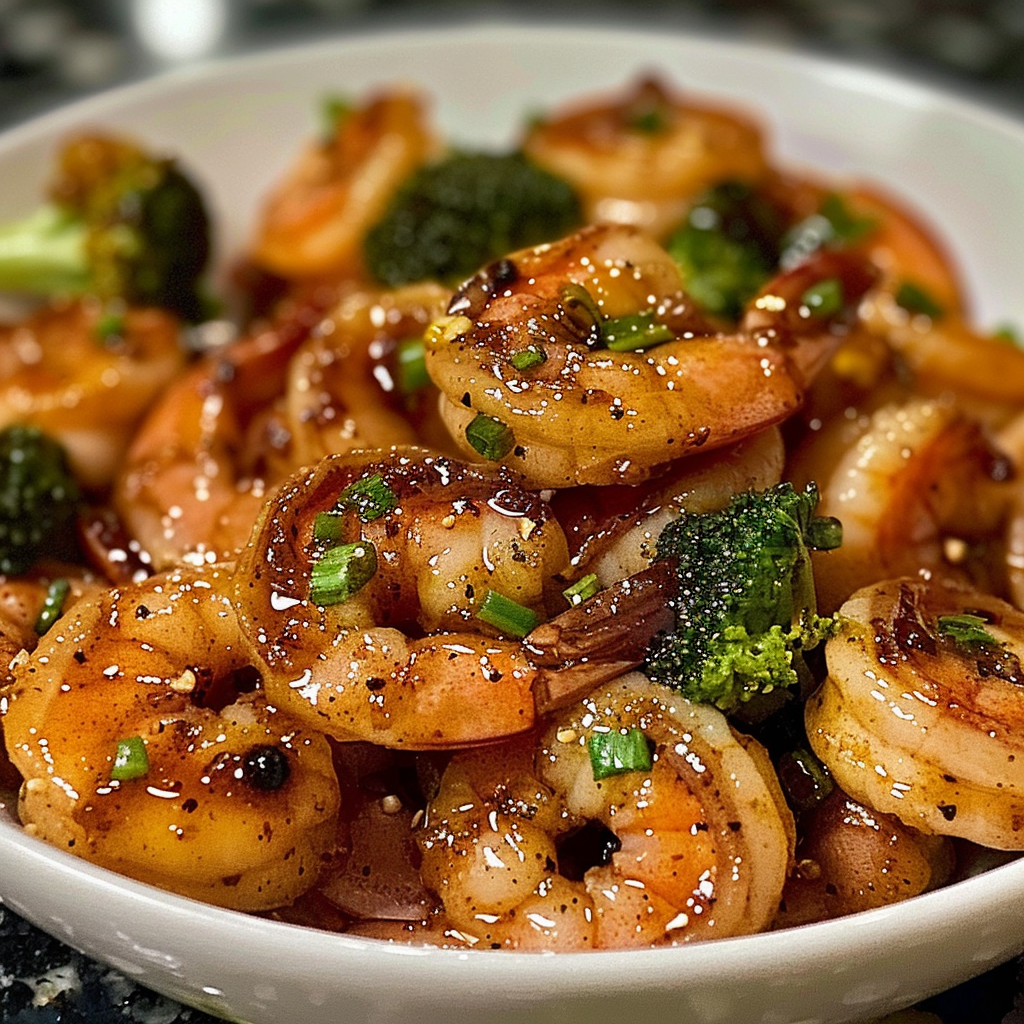 High-Protein Honey Garlic Shrimp, Sweet and Savory Perfection